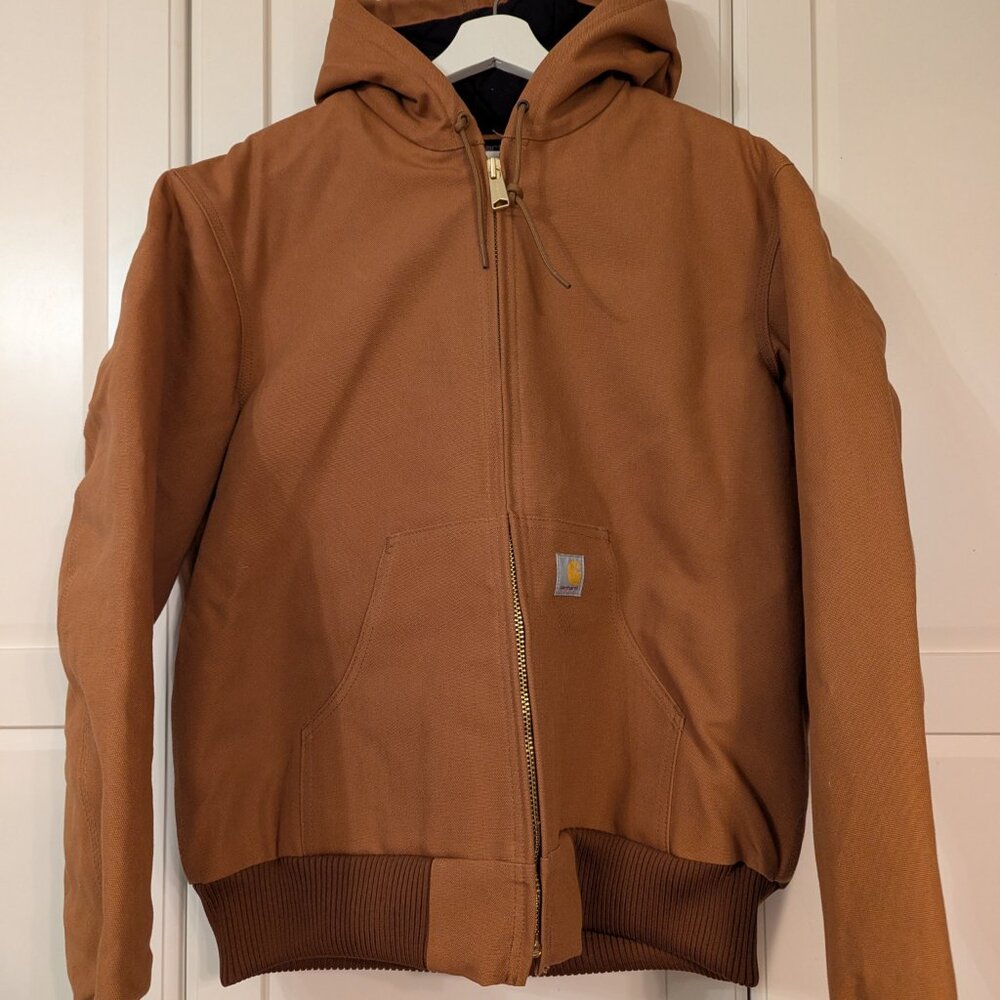 Carhartt MEN'S Medium INSULATED ACTIVE JAC - LOOSE FIT - WASHED DUCK